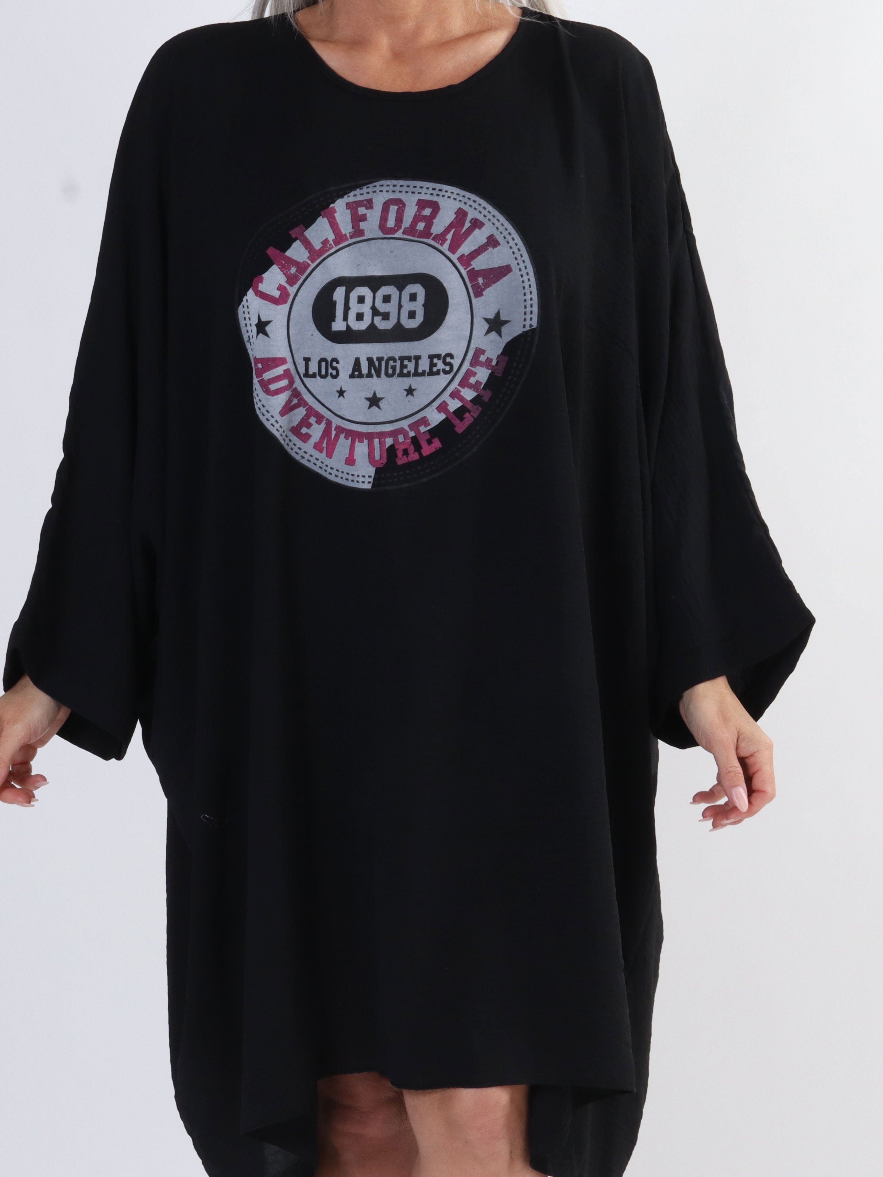 California - Plus size kjole i cool stil